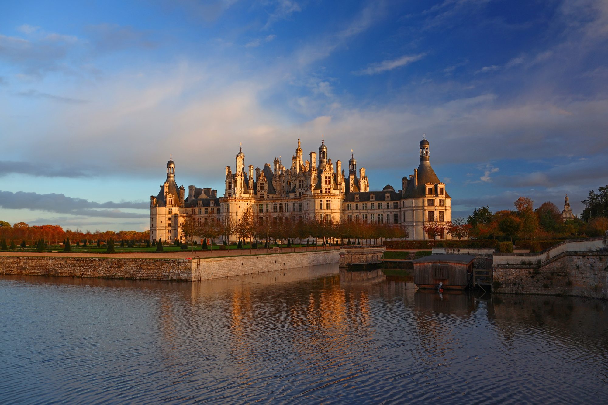 Le château de Chambord et ses tours